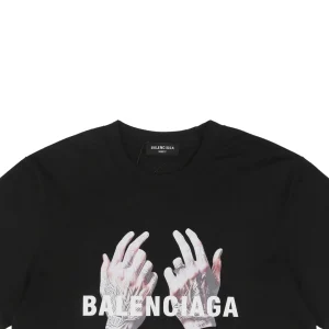 Balenciaga Graffiti Handprint Logo T-shirt