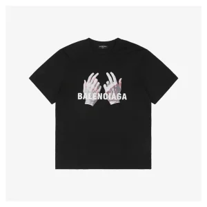 Balenciaga Graffiti Handprint Logo T-shirt