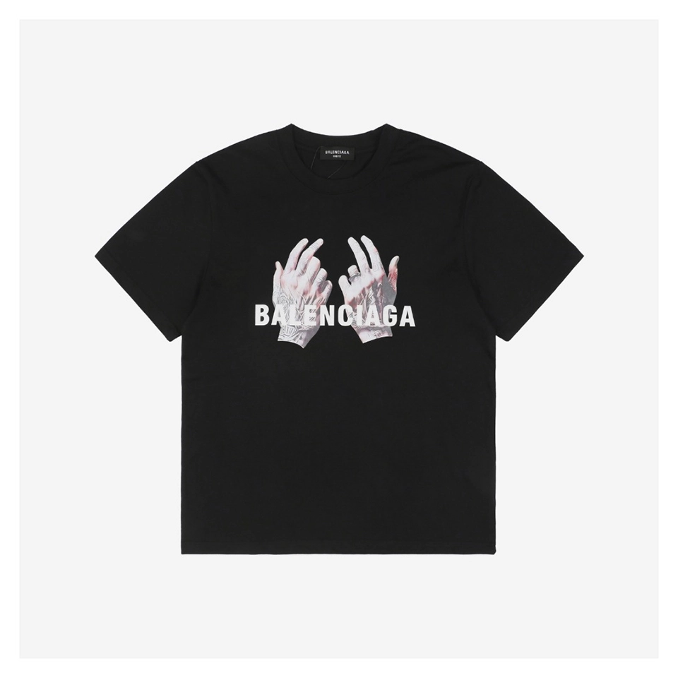 Balenciaga Graffiti Handprint Logo T-shirt