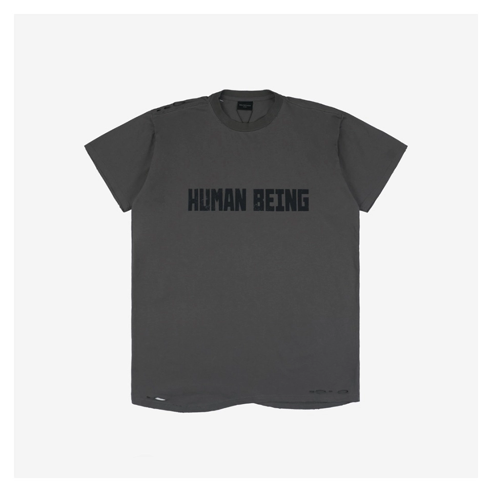 Balenciaga Human Being Graphic Print T-shirt