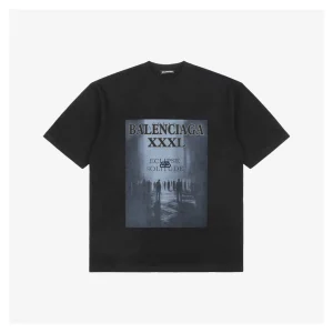 Balenciaga Portrait Digital Print T-shirt