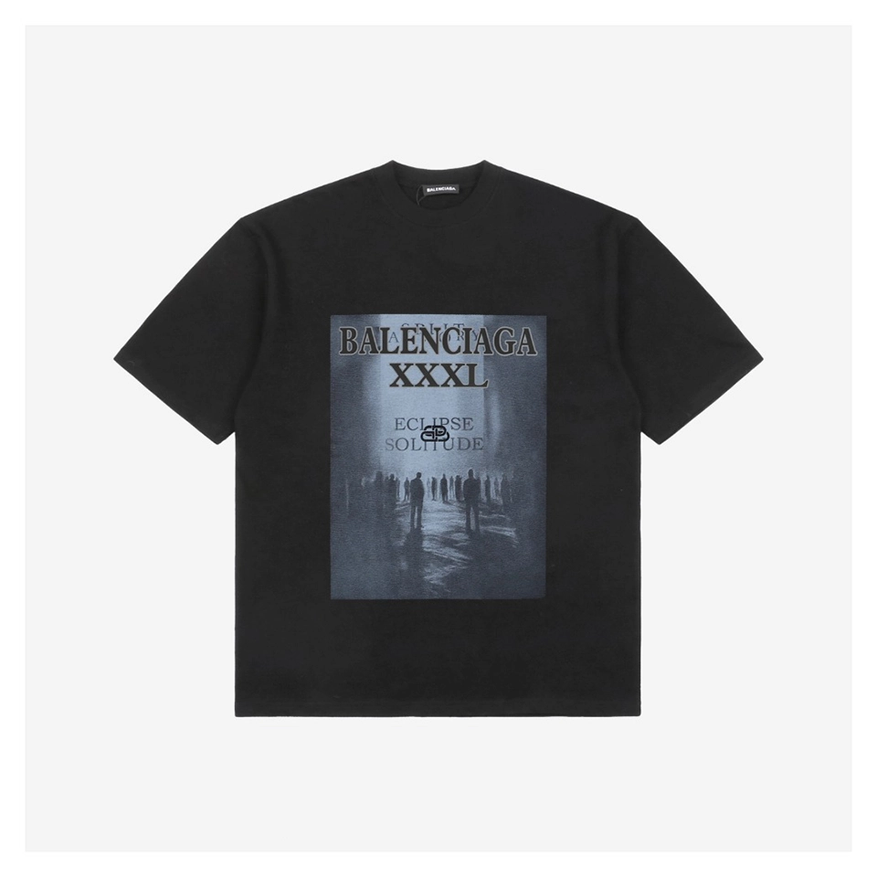 Balenciaga Portrait Digital Print T-shirt