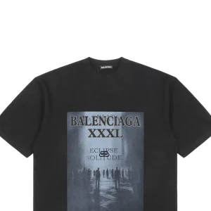 Balenciaga Portrait Digital Print T-shirt