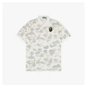 Bape Graffiti Camo Ape Head Embroidered Polo T-shirt