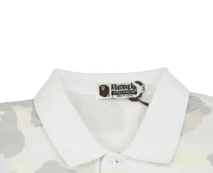 Bape Graffiti Camo Ape Head Embroidered Polo T-shirt9.jpeg