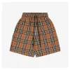 Burberry Nova Check Khaki Drawstring Shorts