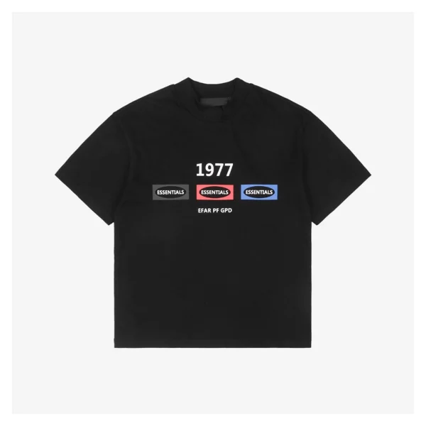 Fear of God Essentials 1977 Multi-Logo Print T-shirt