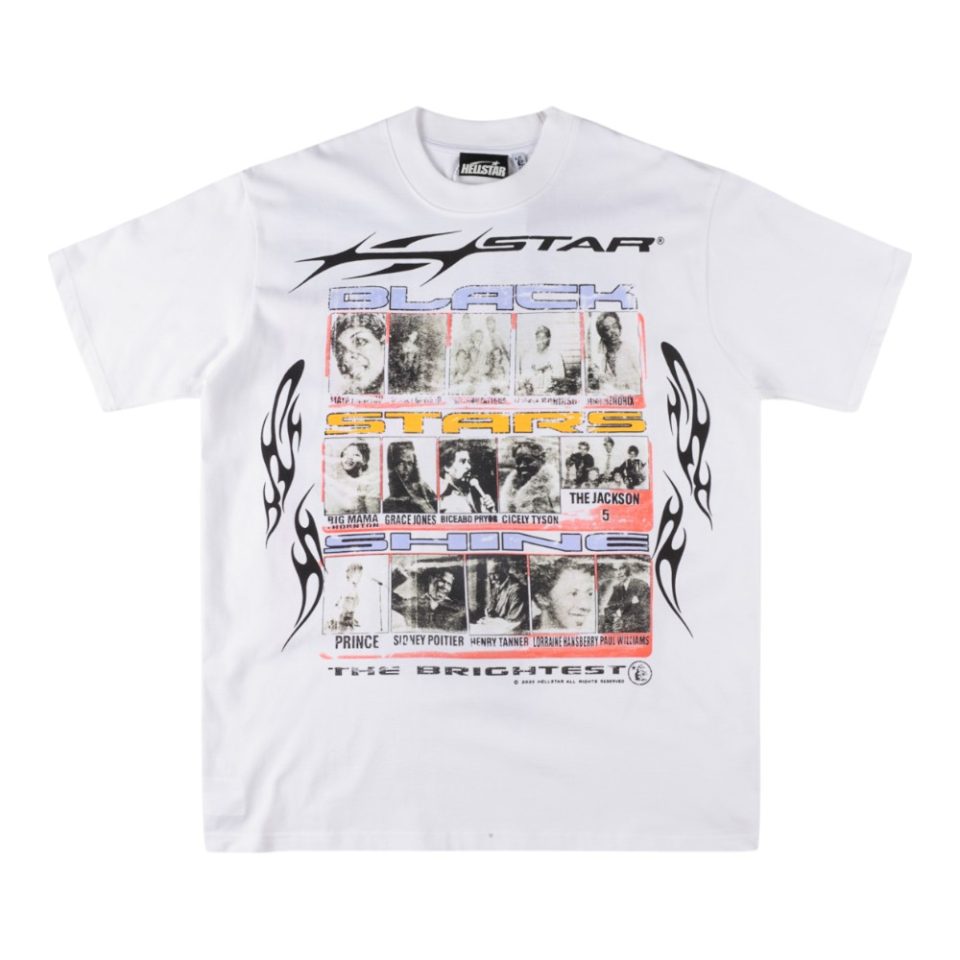 HELLSTAR STUDIOS Black Icons Graphic T-shirt