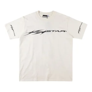 HELLSTAR STUDIOS Bold Logo Washed Cotton T-shirt