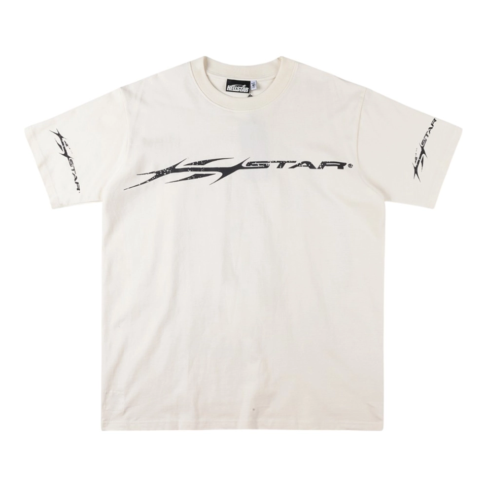 HELLSTAR STUDIOS Bold Logo Washed Cotton T-shirt