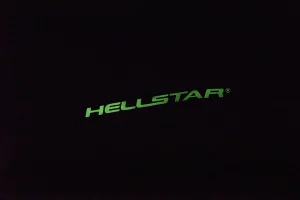 HELLSTAR STUDIOS Glow-in-the-Dark Logo Washed Cotton T-shirt11