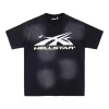 HELLSTAR STUDIOS Glow-in-the-Dark Logo Washed Cotton T-shirt