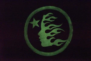 HELLSTAR STUDIOS Glow-in-the-Dark Logo Washed Cotton T-shirt6