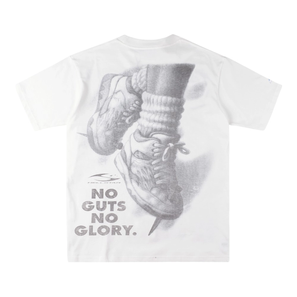 HELLSTAR STUDIOS “HOLY STATE / NO GUTS NO GLORY” Graphic T-shirt