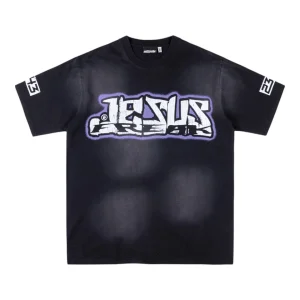 HELLSTAR STUDIOS Halloween Jesus Graffiti T-shirt