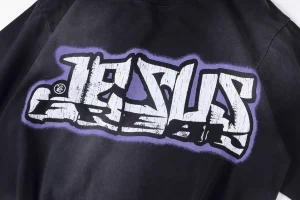 HELLSTAR STUDIOS Halloween Jesus Graffiti T-shirt4