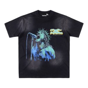 HELLSTAR STUDIOS King of Rock and Roll Graphic Cotton T-shirt