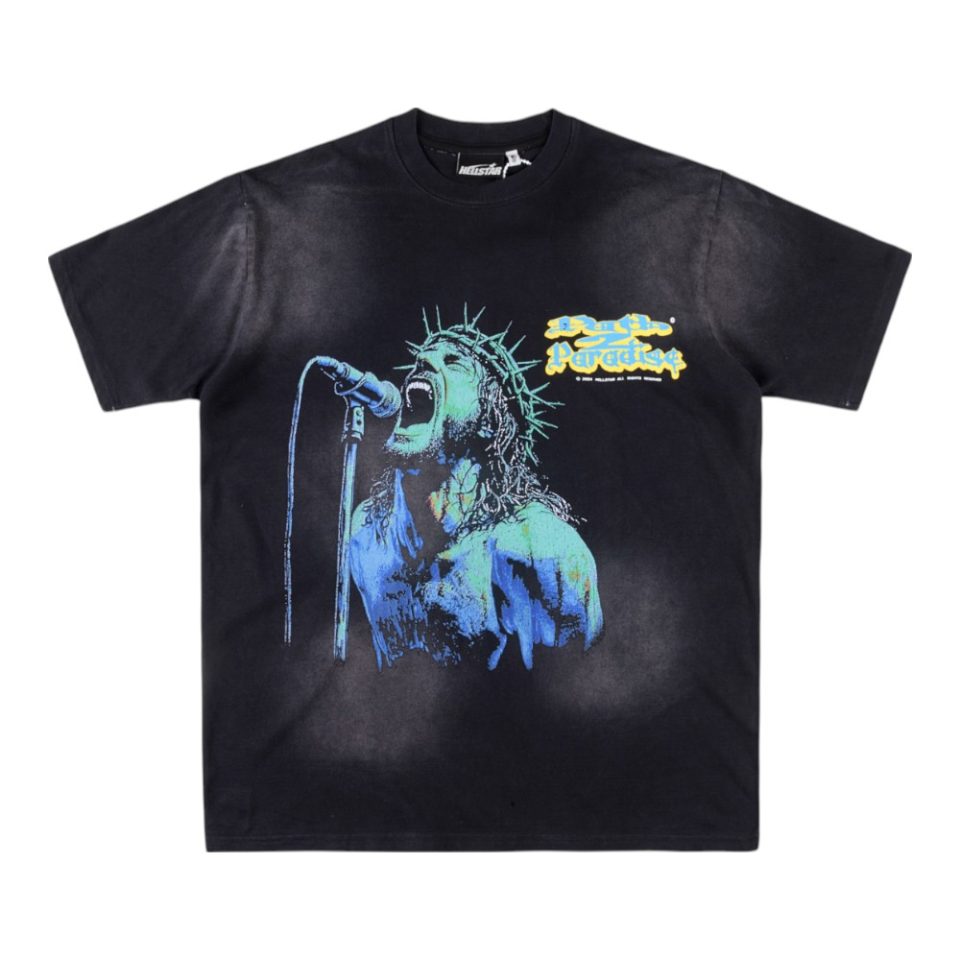 HELLSTAR STUDIOS King of Rock and Roll Graphic Cotton T-shirt