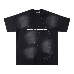 HELLSTAR STUDIOS “Path to Paradise” Washed Graphic Rhinestone T-shirt