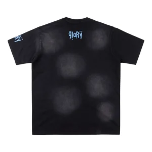 HELLSTAR STUDIOS Pixel Art Cotton Graphic T-shirt Black