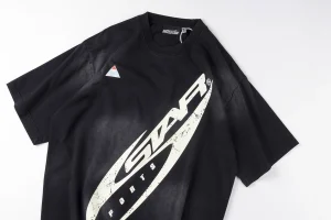 HELLSTAR STUDIOS “Star Sports” Vintage Washed Logo T-shirt1