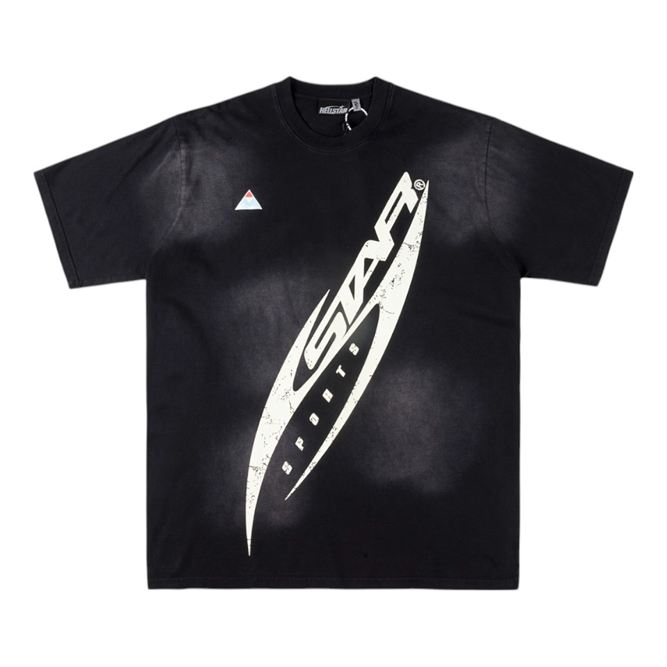 HELLSTAR STUDIOS “Star Sports” Vintage Washed Logo T-shirt