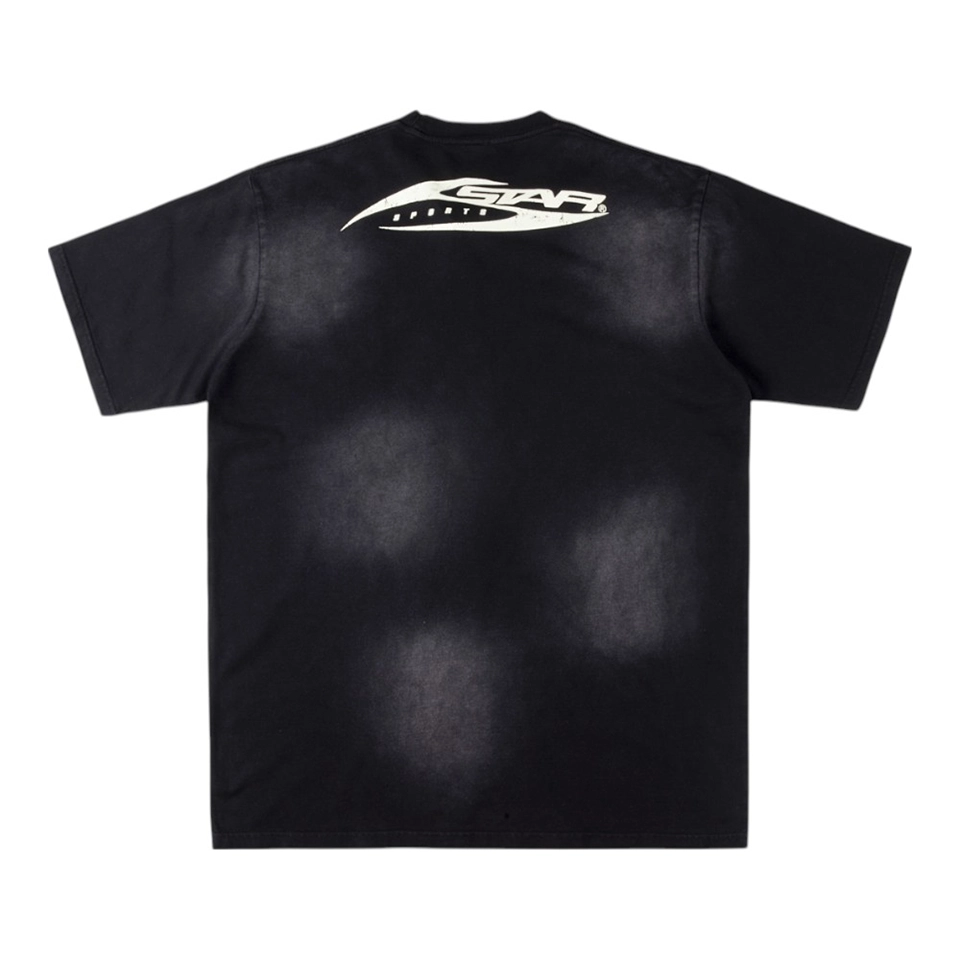 HELLSTAR STUDIOS “Star Sports” Vintage Washed Logo T-shirt