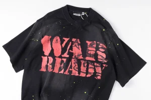 HELLSTAR STUDIOS War Ready Graffiti Text Cotton T-shirt9