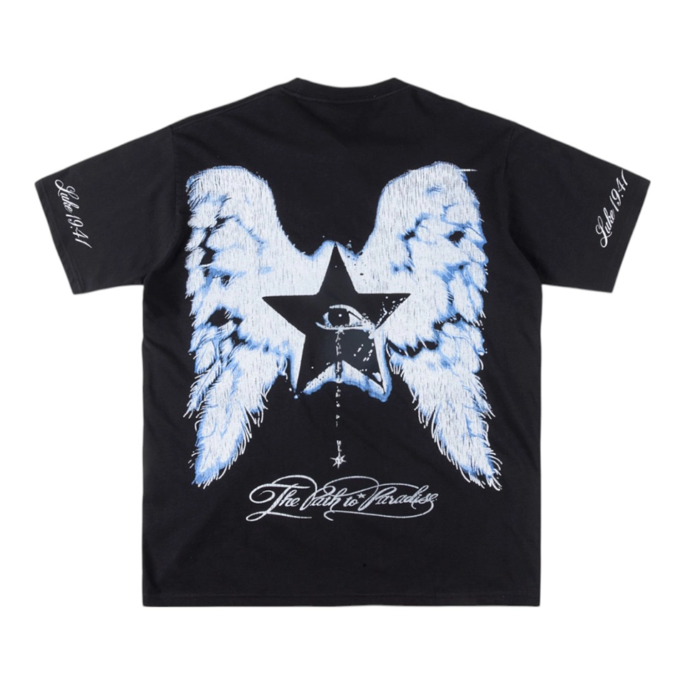HELLSTAR STUDIOS Wings of Liberty Graphic T-shirt