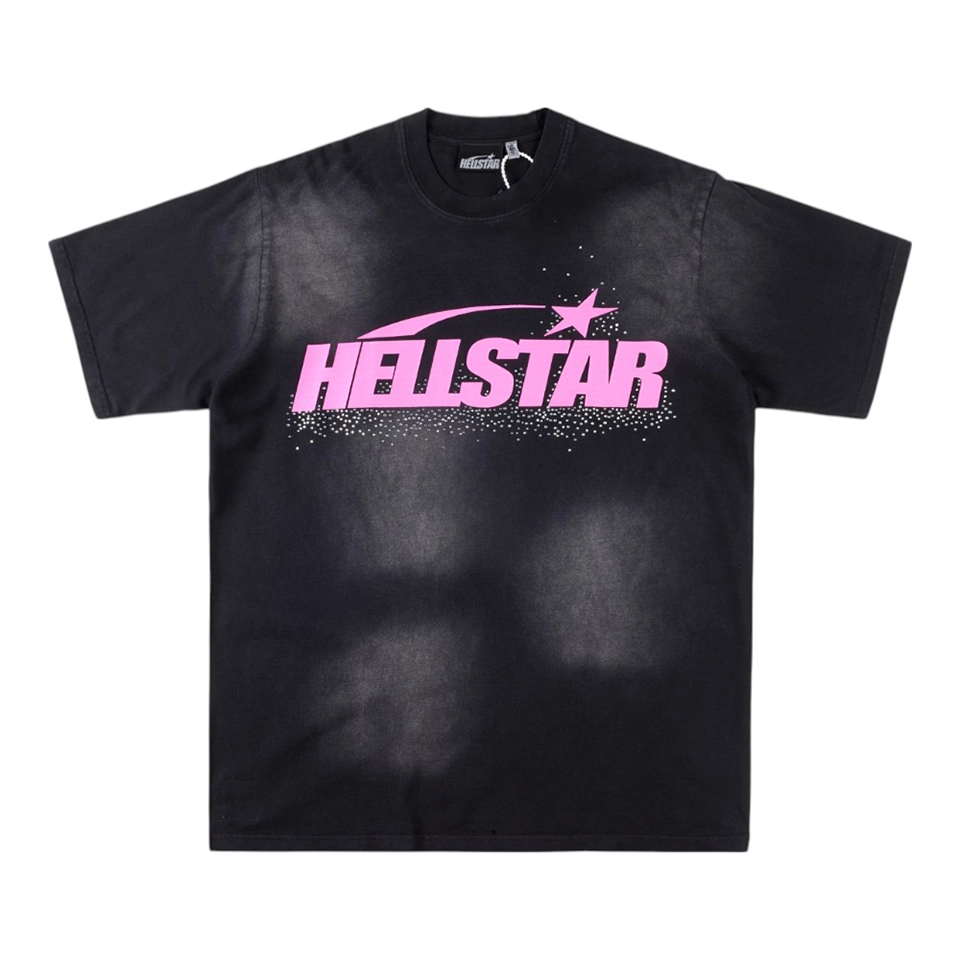Hellstar Studios Gel Sport Logo T-shirt Pink