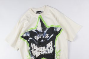 Hellstar Studios Smiling Star Print T-shirt4