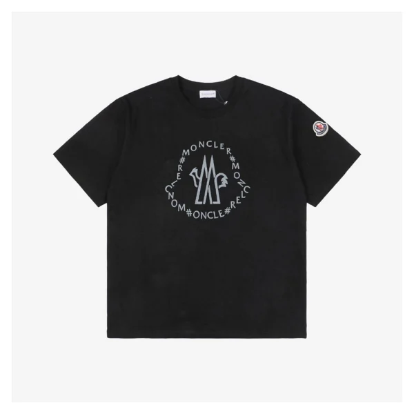 Mxxcler Front Crest Logo Print T-shirt
