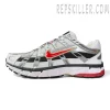 Nike P-6000 “Metallic Silver / University Red”