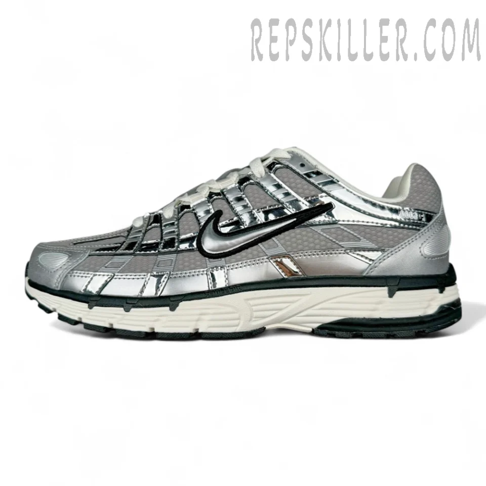 Nike P-6000 Silver / Black