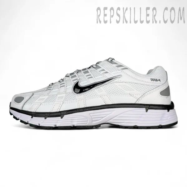 Nike P-6000 “Triple White / Black”