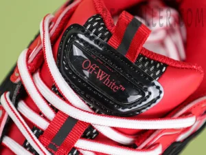 Off-White c:o Virgil Abloh Be Right Back Track Runner Black:Red10