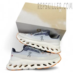 On Cloud Tilt Runner “Ash Navy/Flash Orange”