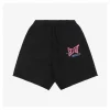 Saint Michael Ribon Saint Graphic Shorts (Black/Blue)