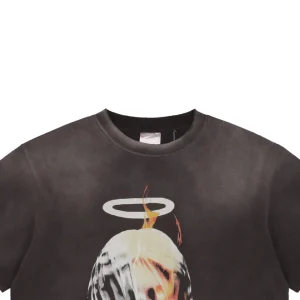 Saint Michael Veiled Angel & Madonna Print T-shirt