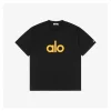 alo Puffy Letter Print T-shirt