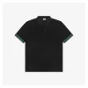 BBry Equestrian Knight Stripe Trim Polo Shirt