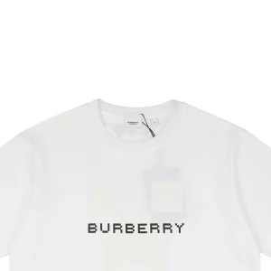 BBry Pixel B Logo Print T-shirt White