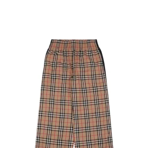 BBry Side Panel Vintage Check Pants