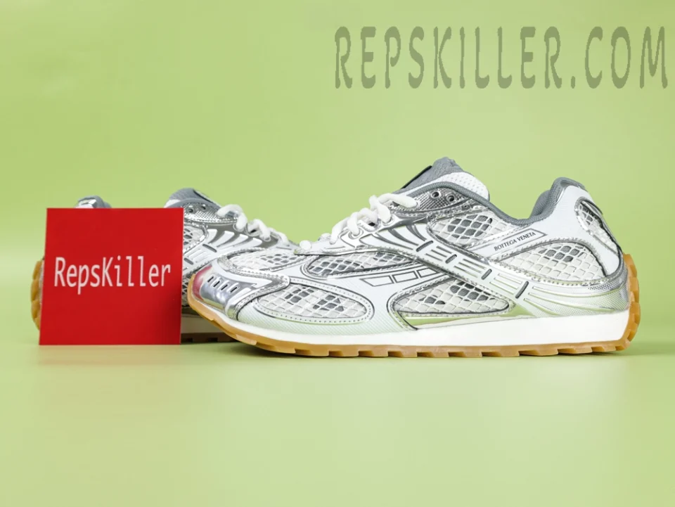 BV Orbit Sneaker Silver / White / Optic White