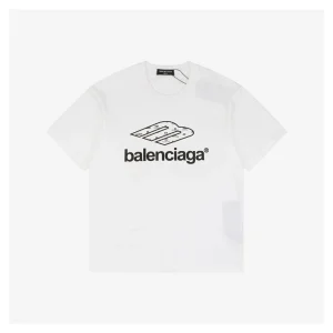 Balenciaga 3B Logo Multi-Tag Print T-shirt