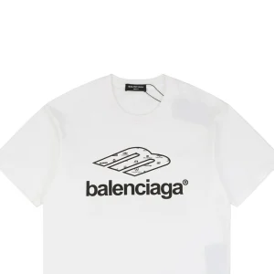 Balenciaga 3B Logo Multi-Tag Print T-shirt
