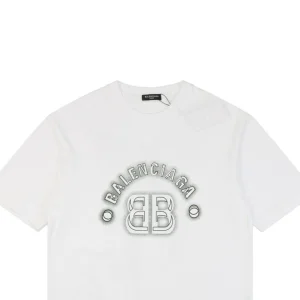 Balenciaga 3D BB Letter Embossed T-shirt