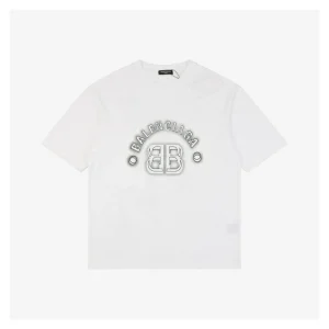 Balenciaga 3D BB Letter Embossed T-shirt