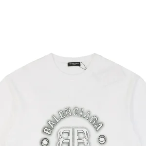 Balenciaga 3D BB Letter Embossed T-shirt