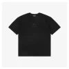 Balenciaga Circle Emblem Silicone Print T-shirt (Black/White)